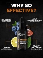 Beardo 2-in-1 Detan Serum + Toner For Men, 30ml | Face Serum For Men | De tan Serum with AHA & Plant Collagen | Brightens Complexion, Removes Dead Skin - Fast Shipping to USA & Canada - Image 6