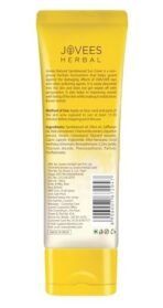 Jovees Herbal Sandalwood Natural Sun Cover SPF 30 | Protect From Sun Damage, UVA/UVB Rays & Blue Light | Lightweight and Oil Free Sunscreen For All Skin Type 100g - Fast Shipping to USA & Canada - Image 3