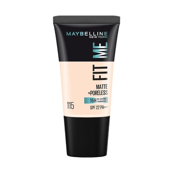 Maybelline New York Fit Me Matte+Poreless 16H Oil Control Foundation with SPF 22-115 Ivory - Fast Shipping to USA & Canada