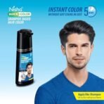Nisha Quick 5 Minutes Hair Color Shampoo Black | 5 Weeks Long Lasting Shampoo Hair Colour for Women and Men (180ml Bottle, Original Black) - Fast Shipping to USA & Canada - Image 3