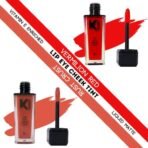 KINDED Lip Eye and Cheek Tint Combo for Women Girls Longlasting Moisturizing Vitamin E Liquid Lip Colour Lipstick Eyeshadow Blush (Matte Finish, Vermilion Red & Rust Crust, 9 ml each) - Fast Shipping to USA & Canada - Image 3