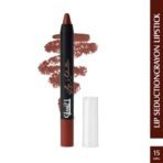 Glam 21 Lip Seduction Non- Transfer Crayon Lipstick up to 12 Hours Stay | Lightweight & Longlasting|Creamy Matte | Smudge Proof - 2.8gm|Coffee-15 (Matte) - Fast Shipping to USA & Canada - Image 3