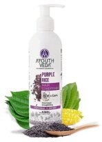 Ayouthveda Purple Rice Water & Corn Hair Conditioner | Protects & Strengthens Damaged & Frizzy Hair | With the Goodness of Betel Leaves & Guava Leaves | Adds Shine & Smoothness (Pack of 1, 200ml) - Fast Shipping to USA & Canada - Image 2