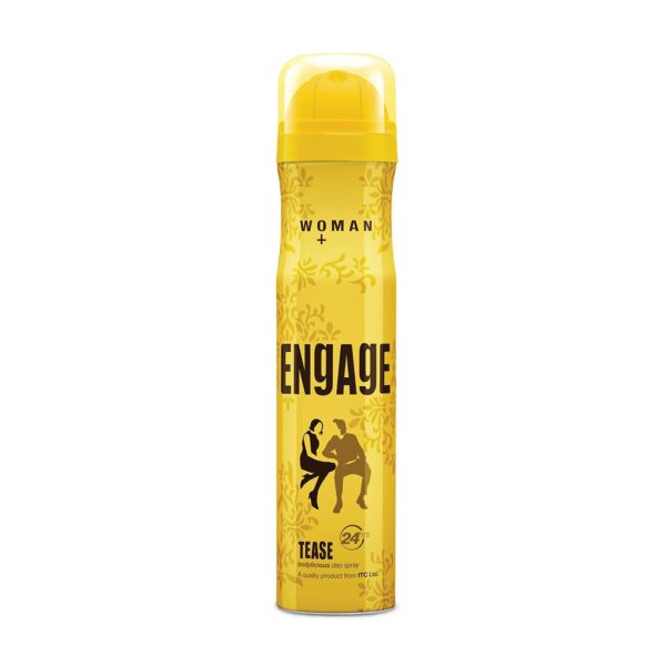 Engage Tease Deodorant For Women, Floral and Lavender, Skin Friendly, 150 ml Deo Body Spray 1Pcs - Fast Shipping to USA & Canada