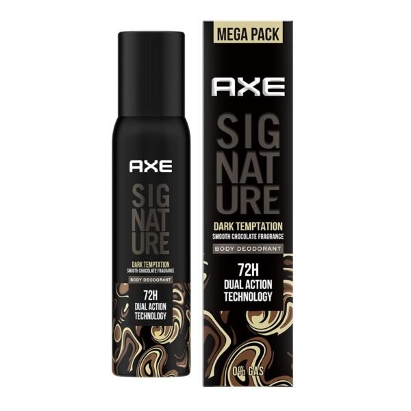 AXE Signature Dark Temptation Long Lasting No Gas Body Perfume For Men 200 Ml - Fast Shipping to USA & Canada