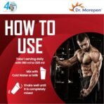 Dr. Morepen Muscle Food Turbo Whey Protein Powder Kesar Pista Kaju Flavor - 1kg | Ultimate Lean Muscle Building Formula, Increase Strength & Performance | 24.7g Protein 4.98g BCAA Gluten & Sugar Free - Fast Shipping to USA - Image 4