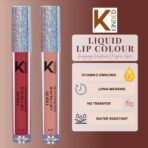 KINDED Liquid Lip Colour Vitamin E Enriched No Transfer Waterproof Long Stay Lipsticks Lip Gloss Set for Girls Women (Pack of 2, 6 ml each, Matte Finish, Shades More Maroon & Perfect Nude) - Fast Shipping to USA & Canada - Image 4