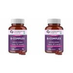 Carbamide Forte Vitamin B-Complex Tablets - 100% RDA for B Vitamins with B1, B2, B3, B5, B6, B9 & Vitamin B12 | Vitamin B Complex Supplements for Women & Men - 120 Vegetarian Tablets (Pack of 2) - Fast Shipping to USA