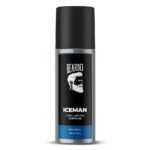 Beardo Perfume Body Spray for men - ICEMAN, 150ml | Amber Woody, Aromatic Fresh | Deo For Men | Long Lasting Deodrant for Men | Gift | Men's Fragrance | Christmas gift for men | Gift For Friends | Gift for Men - Fast Shipping to USA & Canada