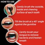 Colgate Charcoal Gentle Deep Cleaning manual Toothbrush for adults - 4 Pieces (Slim Soft) - Fast Shipping to USA & Canada - Image 6