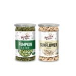 Berries And Nuts Pumpkin Seeds & Sunflower Seeds Combo | Pumpkin 200 Grams & Sunflower 200 Grams - Fast Shipping to USA & Canada