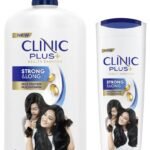Clinic Plus Strong & Long Protein Shampoo 1 l, With Milk Proteins & Multivitamins for Strong, Healthy and Long Hair - Hair Growth Shampoo for Women & Clinic Plus Strong & Long Health Shampoo 355 ml - Fast Shipping to USA & Canada