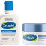 Cetaphil Oily Skin Cleanser Daily Oily Acne Prone Skin Gentle Foaming 125Ml Optimal Hydration Daily Cream 50g Lightweight Moisturizer & Fast Absorption Hyaluronic Acid Blue Daisy Extract Niacinamide - Fast Shipping to USA & Canada