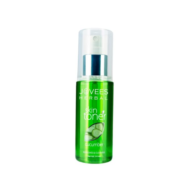 Jovees Herbal Cucumber Skin Toner For Glowing And Hydrating Skin | Face Mist & Toner for Oily & Acne Prone Skin | Cleansing & Pore Tightening | Paraben, Alcohol And Chemical Free 200ml - Fast Shipping to USA & Canada