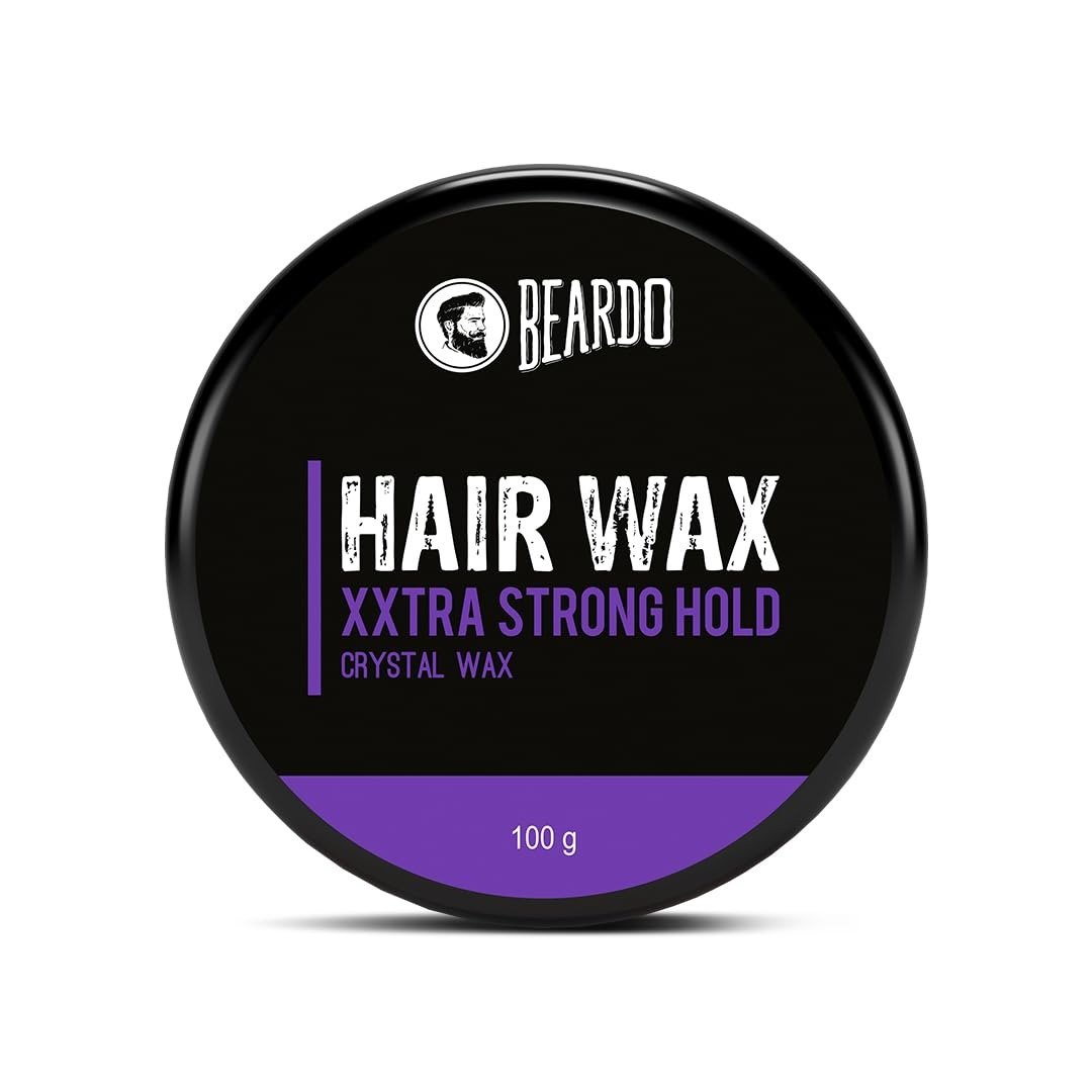 511o3J05EEL-1.jpg Beardo Xxtra Stronghold Hair Wax, 100 gm | Crystal Hair Wax for Men | Hair Wax Men | Hair Styling Wax for Glossy Finish & Shine | Extra Strong Hold Wax - Fast Shipping to USA & Canada - Image 1