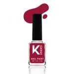 KINDED Nail Paint Long Lasting Lacquer Quick Drying Nail Polish Enamel for Girls Women With One Coat Single Stroke Application (9 ml, Glossy Finish, Shade 26 Old School Red) - Fast Shipping to USA & Canada