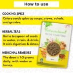 IndianJadiBooti Ajmod Apium Graveolens Celery Seeds, 100 Grams Pack - Image 6