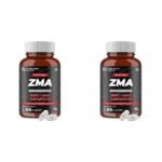 Carbamide Forte ZMA Supplements for Men & Women - Zinc, Magnesium Aspartate & Vitamin B6 - Nighttime Muscle Recovery Supplements for Muscle Strength - 60 Veg Tablets 60 Count (Pack of 2) - Fast Shipping to USA