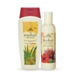 moha: Herbal Hair Shampoo | Mild Shampoo For All Hair Types 200 ml And Herbal Hair Serum For Men & Women 100 Ml | Non Sticky Hair Serum For Silky & Smooth Hair (Shampoo and Hair Serum Combo) - Fast Shipping to USA & Canada