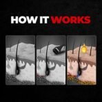 Beardo Beard Activator Derma Roller for Men, 540 - 0.5mm Chromium needles, Stimulates Hair Growth | Follicles activation | No Patchy Beard with Hair Growth Derma Roller - Fast Shipping to USA & Canada - Image 4