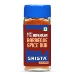 CRISTA American Barbeque Spice Rub | International Spices Blend | BBQ Seasoning for Vegetables & Paneer | Zero added Colours, Fillers, Additives & Preservatives | 50 gms