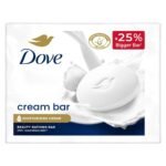 Dove Cream Beauty Bar - Soft, Smooth, Moisturised Skin, 3x125 g - Fast Shipping to USA & Canada