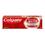 Colgate Visible White Toothpaste (50g) Teeth Whitening Starts in 1 week, Safe on Enamel, Stain Removal Tooth Paste and Minty Flavour for Fresh Breath. - Fast Shipping to USA & Canada