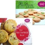 Karachi Bakery Pista Biscuit & Rose Pista Biscuit 650g.(Pack of 2) - Fast Shipping to USA & Canada
