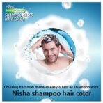 Nisha Dark Brown 5 Minute Shampoo Hair Color, Long Lasting Permanent Hair Colour For Women & Men, Ammonia Free Hair Dye/colour, 100% Grey Coverage - Fast Shipping to USA & Canada - Image 7