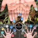 KINDED Loose Shimmer Makeup Foil Pigments Glitter Eyeshadow for Women Smokey Eyes Face Brow Bones Body Highlighter Metallic Beauty Shiny Dust Powder Pearls (Combo 3gm each, Bronze & Carrot Red) - Fast Shipping to USA & Canada - Image 7