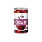 Berries And Nuts Super Berries Mix | Dried Mixed Berries, High in Antioxidants | Dried Cranberries, Blueberries, Gojiberries, Blackberries, Raspberries, Strawberries | 1 Bottlel of 200 Grams - Fast Shipping to USA & Canada