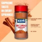 Keya Srilankan Certified Cinnamon Powder | Dalchini Powder | Ceylon Cinnamon | Non Cassia | Sourced from Sri Lanka | 100% Pure & Natural | Packed with Zero Preservatives or Additives | Indian Spices Aroma & Flavour | 45g - Fast Shipping to USA & Canada - Image 5