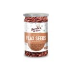 Berries And Nuts Roasted & Salted Flax Seeds | Salted Alsi | 200 Grams | 1 Bottle of 200 Grams - Fast Shipping to USA & Canada