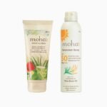 moha: Herbal Face Wash 200 ML with Sunscreen Spray SPF 50 No White Cast | Face Wash for Healthy & Glowing Skin | For All Skin Type Women & Men (Combo of Facewash200ml+Sunscreen170g) - Fast Shipping to USA & Canada