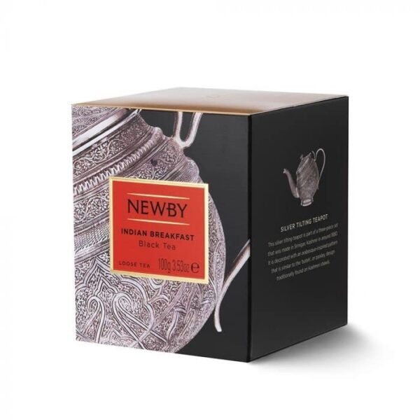 Newby Indian Breakfast Tea Heritage Loose Leaf Black Tea, With Fruity Muscatel Aroma & Malty Flavor, 100g - Fast Shipping to USA & Canada