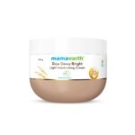 Mamaearth Rice Dewy Bright Light Moisturizing Cream with Rice Water & Niacinamide for Glass-Skin 200g |For Face, Hands & Body | 24H Long-lasting Moisturization | Non-Greasy Quick Absorbing, All SkinTypes - Fast Shipping to USA & Canada