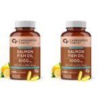 Carbamide Forte Salmon Fish Oil Omega 3 Capsule 1000 mg - Pack of 300 Softgel Capsules - Fast Shipping to USA