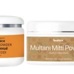 Beaface Hair Cleaner Reetha Powder Multani Mitti (100gm pack of 2) - Fast Shipping to USA & Canada