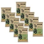 Nisha Nature Mate Henna Based Hair Color Powder Without Ammonia Natural Hair Colour for Women & Men 10gm Pack of 10 (Original Black) - Fast Shipping to USA & Canada - Image 2