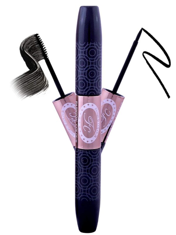 Fashion Colour 2 IN 1 Waterproof MASCARA & EYELINER (5ml) - Fast Shipping to USA & Canada