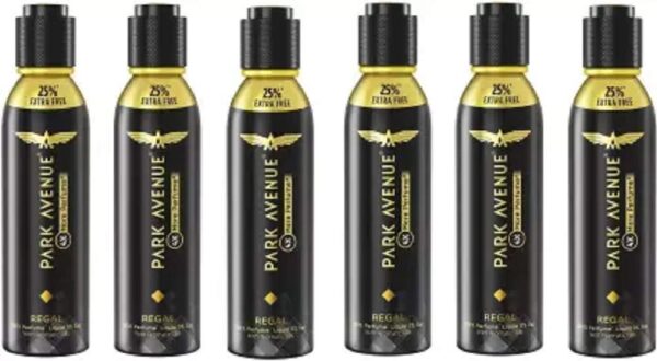 Park Avenue Unisex Regal 4X More Floral Perfume Spray 120Ml Each (Pack Of 6) Deodorant Spray - For Men & Women (720 Ml, Pack Of 6) - Fast Shipping to USA & Canada