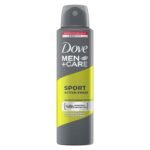 Dove Men+Care Sport Active+ Fresh Dry Spray Antiperspirant Deodorant, Up To 48 hrs Protection From Sweat & Odour, Dermatologically Proven Formula, Soothes & Moisturises Skin, Long-Lasting Refreshing Scent, 150ml - Fast Shipping to USA & Canada