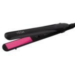 Vega Adore Hair Straightener for Women with Ceramic Coated Plates & Quick Heat-Up, Power ON/OFF Button,, Easy Lock Button, 1 Year Warranty, (VHSH-18), (Made in India), Black - Fast Shipping to USA & Canada