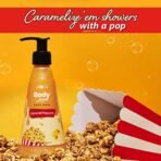 Plum BodyLovin' Caramel Popcorn & Chill Gift Set | Body Wash, Hand Cream & Scented Candle | Warm Caramel Fragrance | Birthday, Anniversary, Valentine Gift for Girlfriend Wife | Unique Popcorn Tub Kit - Fast Shipping to USA & Canada - Image 5