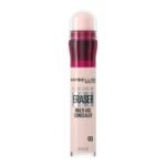 Maybelline Instant Anti Age Eraser Eye Full Coverage Concealer, Natural, Dark Circles And Blemish Concealer Lotion, Ultra Blendable Formula For All Type of Skin, 03 Fair, 1 Count - Fast Shipping to USA & Canada