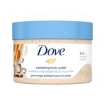 Dove Exfoliating Body Polish| Body Scrub |Deeply Nourishing Crushed Macadamia and Rice Milk |Moisturises & Brightens Skin | Sulphate Free|298gm - Fast Shipping to USA & Canada