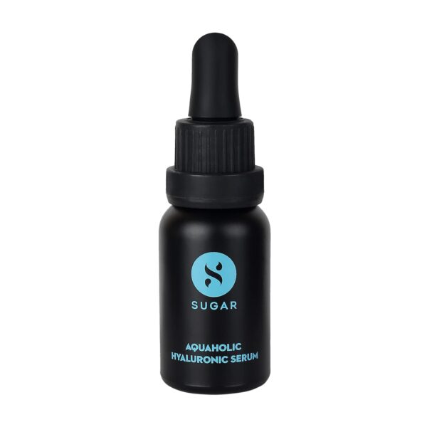 SUGAR Cosmetics Aquaholic Hyaluronic Serum | Hydrating Serum Infused With Hydraulic Acid | For Firmer, Smoother and Plumper Looking Skin | 15ml - Fast Shipping to USA & Canada