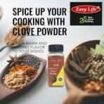 Easy Life Clove Powder Laung 65g, Cinnamon Powder 60g [Combo of Only 2 Spices Try cinnamon and clove tea for immunity boosting] - Fast Shipping to USA & Canada - Image 4