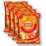 Lay's Potato Chips, Hot 'N' Sweet Chilli Flavour, 28g, Pack of 4, West Indies - Fast Shipping to USA & Canada