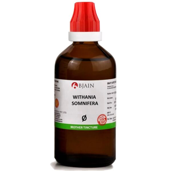 Bjain Withania Somnifera Q Mother Tincture, Ashwagandha, 100ml